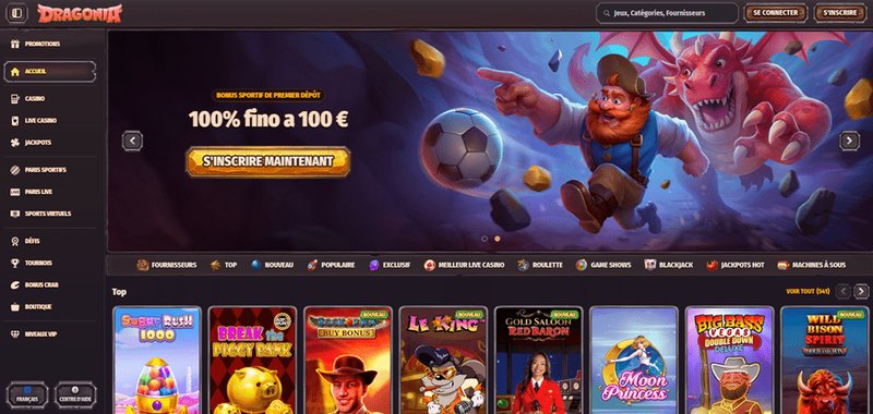 Découvrez le Casino en Ligne Dragonia Pour un Jeu de Haute Volonté