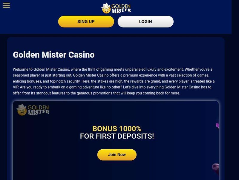 Unlock Exclusive Offers at Golden Mister Casino in the UK Today